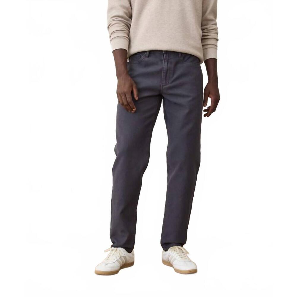 NEW MARINE LAYER flex terry slim straight pant in blue